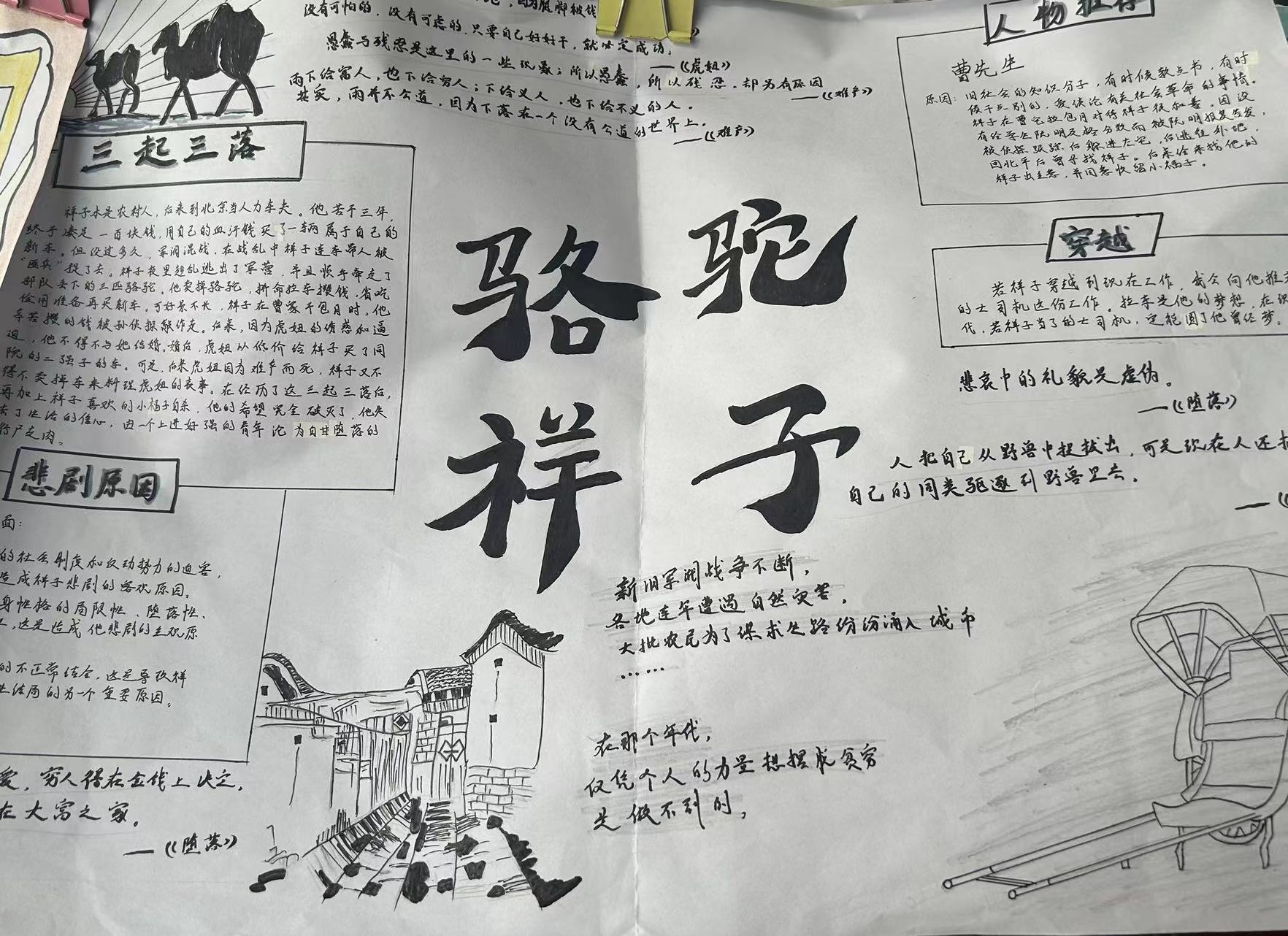 曹先生手抄报图片